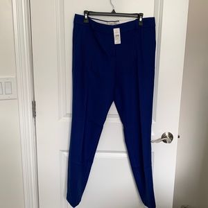 Ann Taylor LOFT Marissa straight blue dress pants